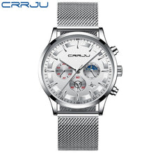 Load image into Gallery viewer, CRRJU Watch  Men Fashion Waterproof Watches