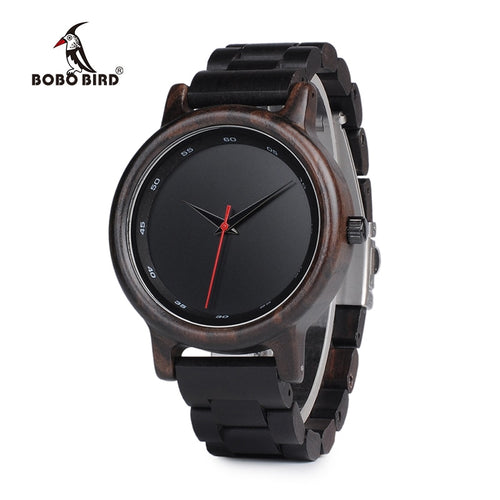 BOBO BIRD LP10 Black Men Wooden Watches