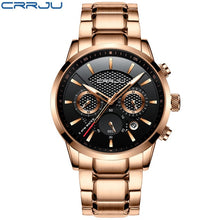 Load image into Gallery viewer, reloj hombre 2019 CRRJU Top Brand Luxury Men Watch